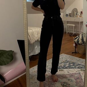 Abercrombie & Fitch Black High-Rise Jeans